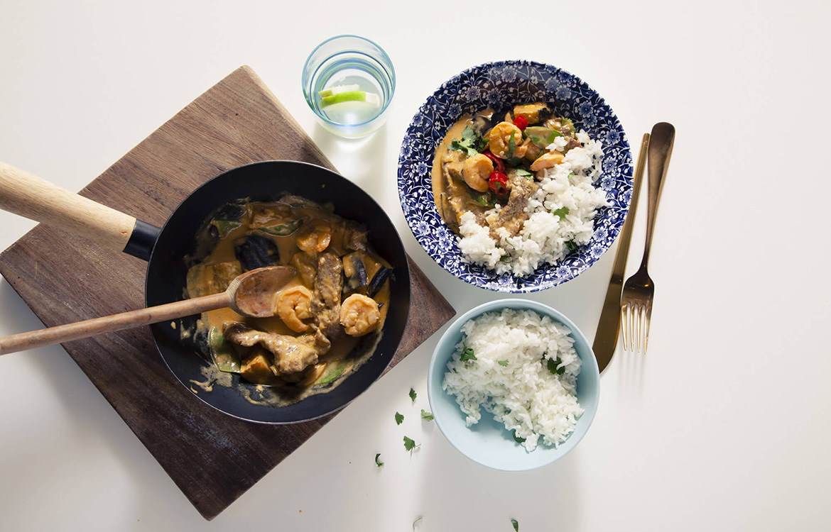 Easy thai green curry